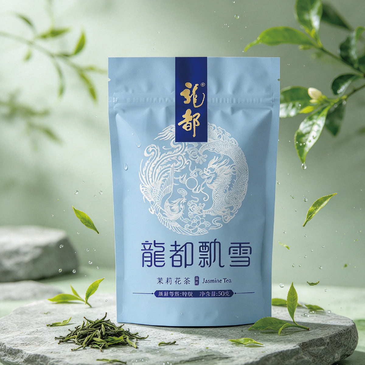 Longdu Piaoxue Jingya Jasmine Tea